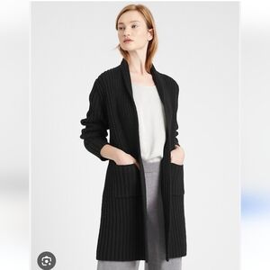 Banana Republic Shawl Collar Coatigan